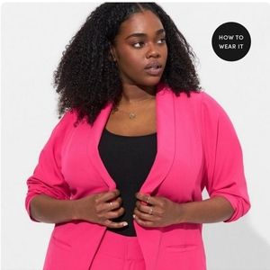 Torrid Hot Pink Blazer